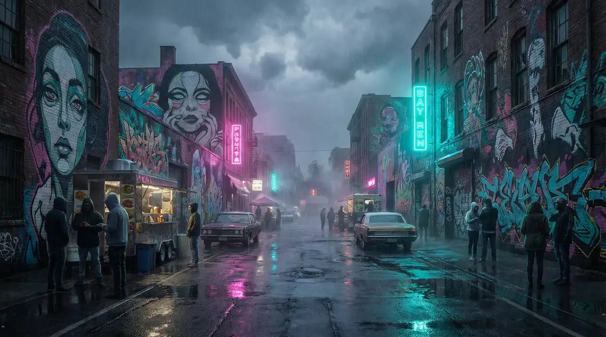 卿卿日常免费全集40集 - 雨夜壁画街